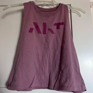 AKT crop muscle tank size medium